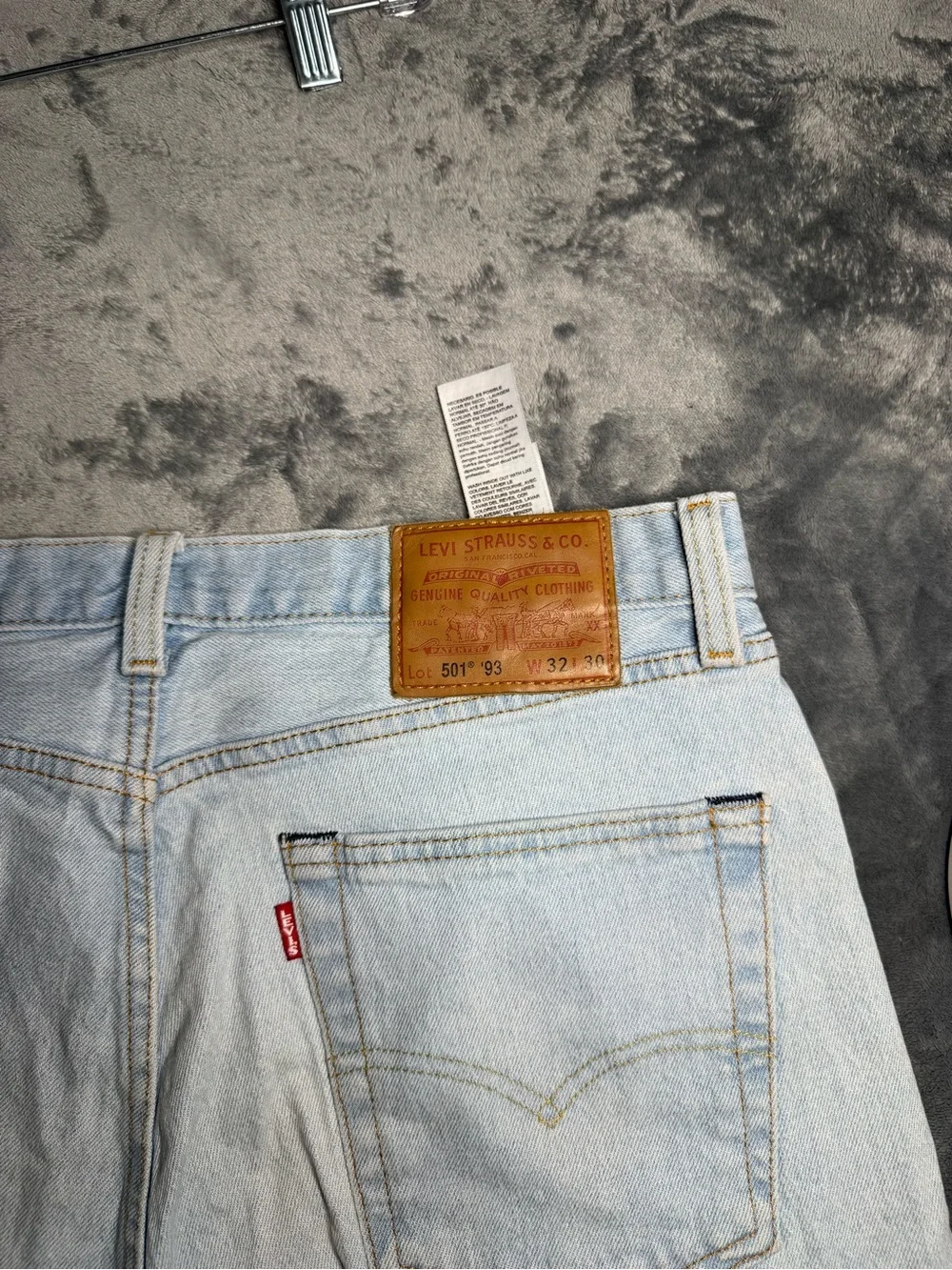 Levi's 501 ‘93 Vintage Light Wash Straight Jeans